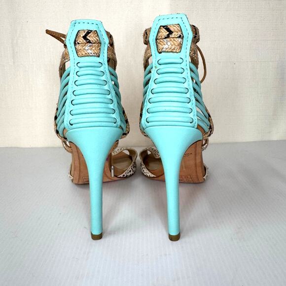 NWT‎ DOLCE VITA Hexen Stiletto Heels Women's 9 suede leather animal print summer - Picture 6 of 11